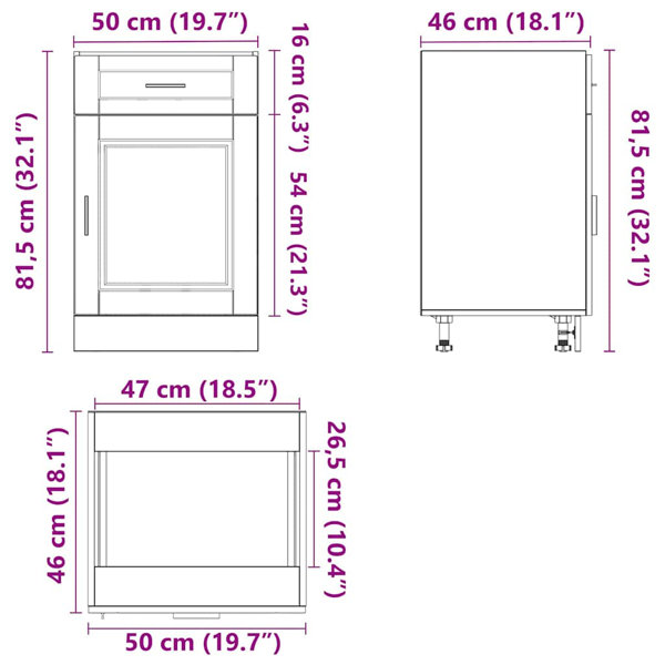 Dimensions du produit