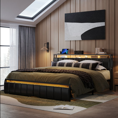 Brisna Upholstered Platform Bed