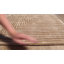 Tapis brun clair / beige touffeté à la main Plympt-20726556