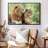 Animal " Lion Couple Wall Art "-101779412
