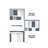 Five Layer Simple Household White Bookshelf-1447182545-1447182544
