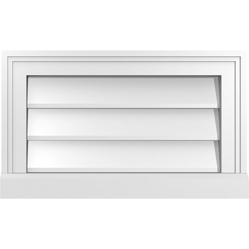 Cadre de seuil Brickmould, brun clair apprêté, H 12 po x l 20 po x P 2 po