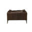 Chaise en cuir vieilli Porchester