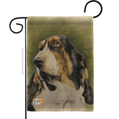 Double Sided 18.5'' H x 13'' W Burlap Animal Garden Flag