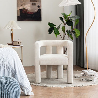Chaise d'appoint chic (ensemble de 2)