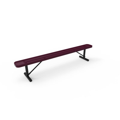 MEUBLE DE TABLE COAT, mauve, perforé, 8 pi, sans dossier, portable