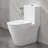 Turner 1.1/1.6 GPF Elongated Chair Height Floor Mounted Modern One-Piece Toilet (Seat Included)-97429551