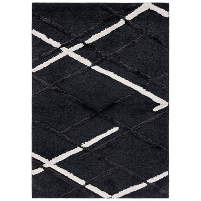 Hi-Lo Shag Performance Abstract Rug