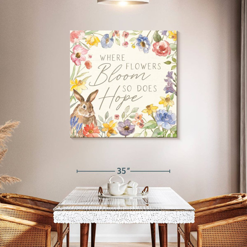 Tergel Happy Easter III, 39" H x 39" W