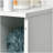 kleankin Tall Bathroom Storage Cabinet, Freestanding Linen Tower with 2 Open Shelves and 2 Door Cabinets, White