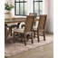Chaises d'appoint style transitionnel 2 pièces
