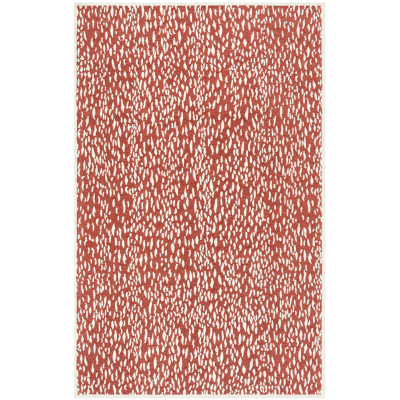 Donnellson Hand Loomed Performance Animal Print Rug, Rectangle 2'3" x 4'