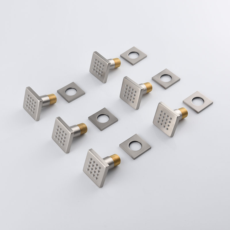 All-In-One Kit with Rough in-Valve, Brushed nickel