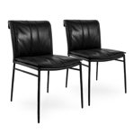Mayer Genuine Leather Dining Chair Adobe Set Of 2