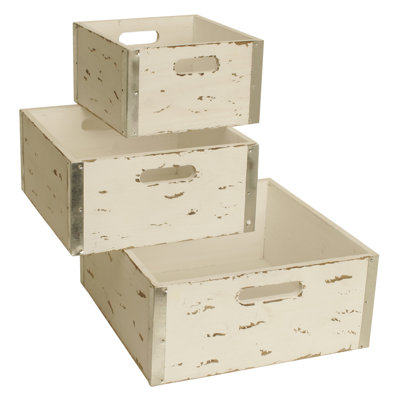 August Grove® Solid Wood Decorative Bin