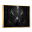Black White Moose Monochrome Framed On Canvas Print-1670410525-1670410526