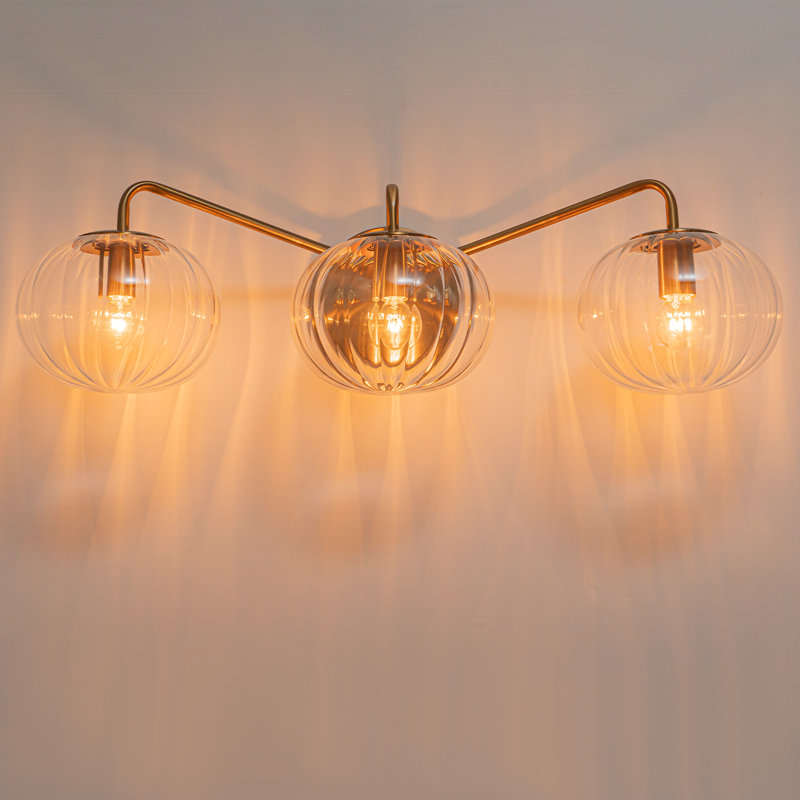Éclairage pour salle de bain 23 po 3 lumières Modern Glam