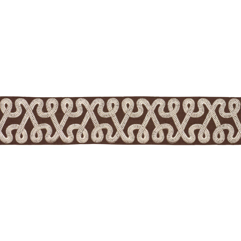 Ruban brodé Freeform, Chocolat