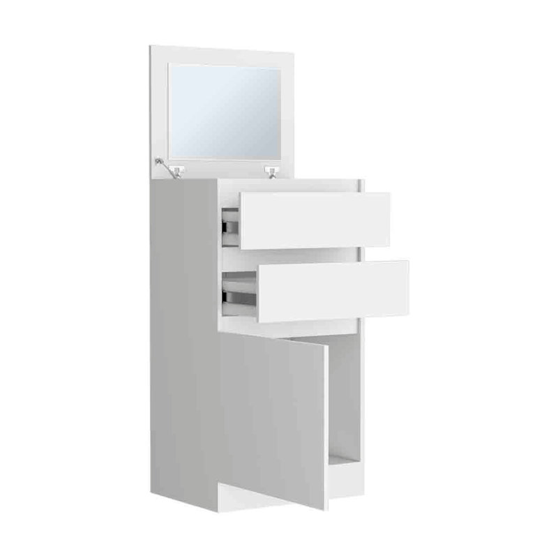 Commode Asturias, boîte à bijoux, finition blanche