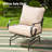 Scituate 4 - Person Rocking Metal Seating Group with Fire Pit Table
