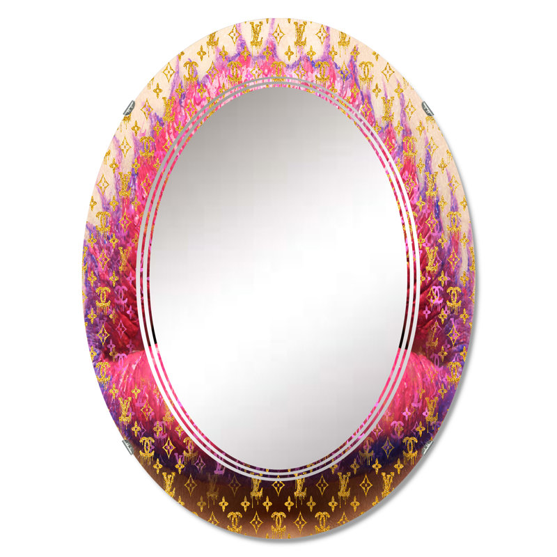 Racin Luscious Designer Lips I - Miroir mural Fashion Lips, 36 po x 24 po
