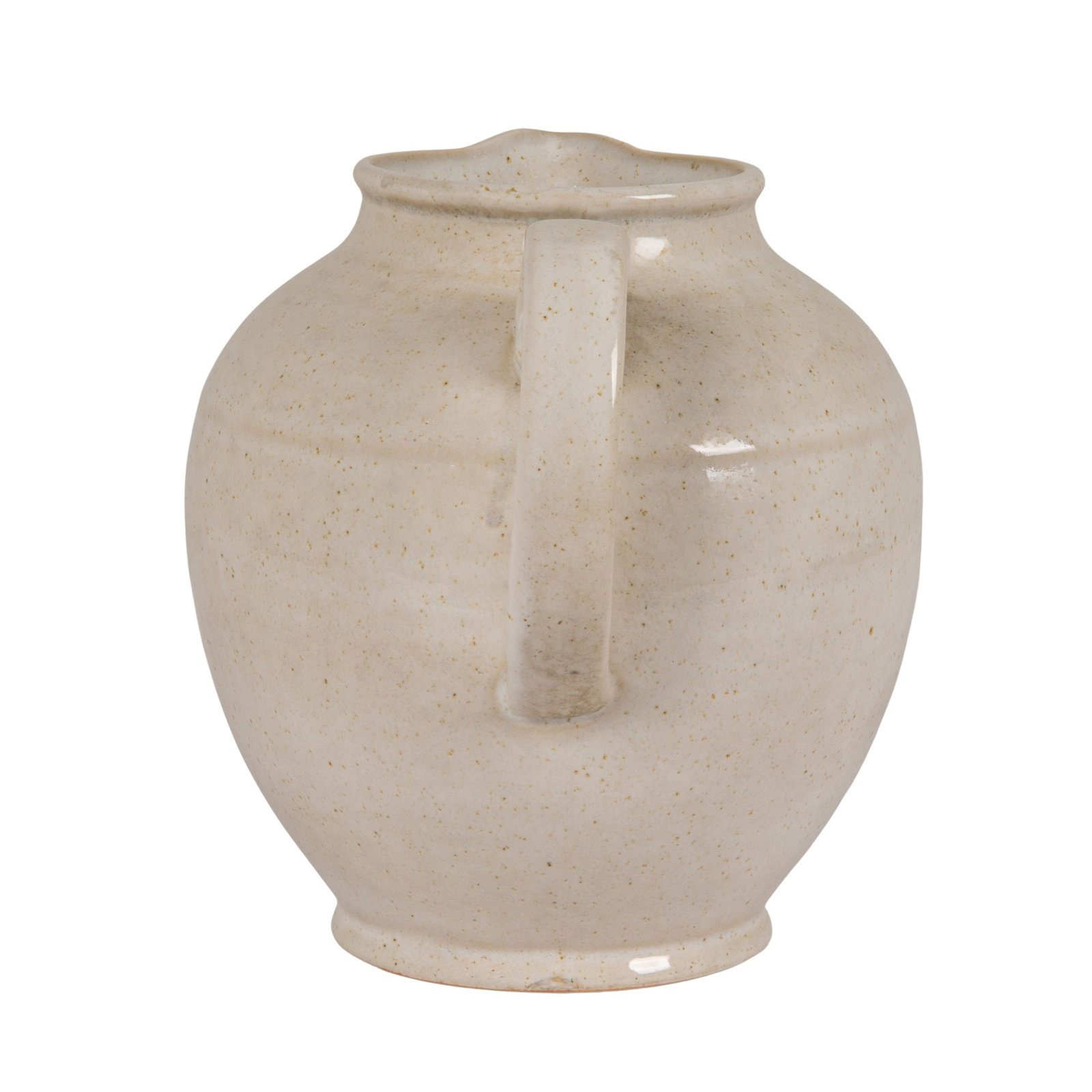 Natsuki 72oz. Stoneware Pitcher, Cream