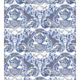 Royal Delft Metallic Wallpaper Roll