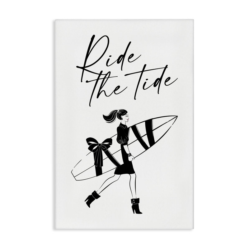 «Ride The Tide Surfer» par Martina Pavlova, H 45 po x l 30 po
