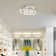 Radium 28-in Integrated LED Rectangular ETL Certified Semi Flush Ceiling Light