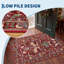 Rectangle Animal Print Washable Area Rug-2115076675