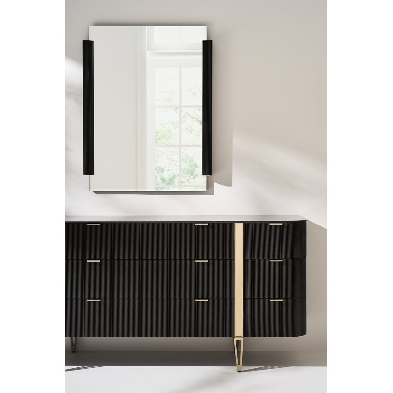 Caracole Classic 74'' W Solid Wood Sideboard, Cream