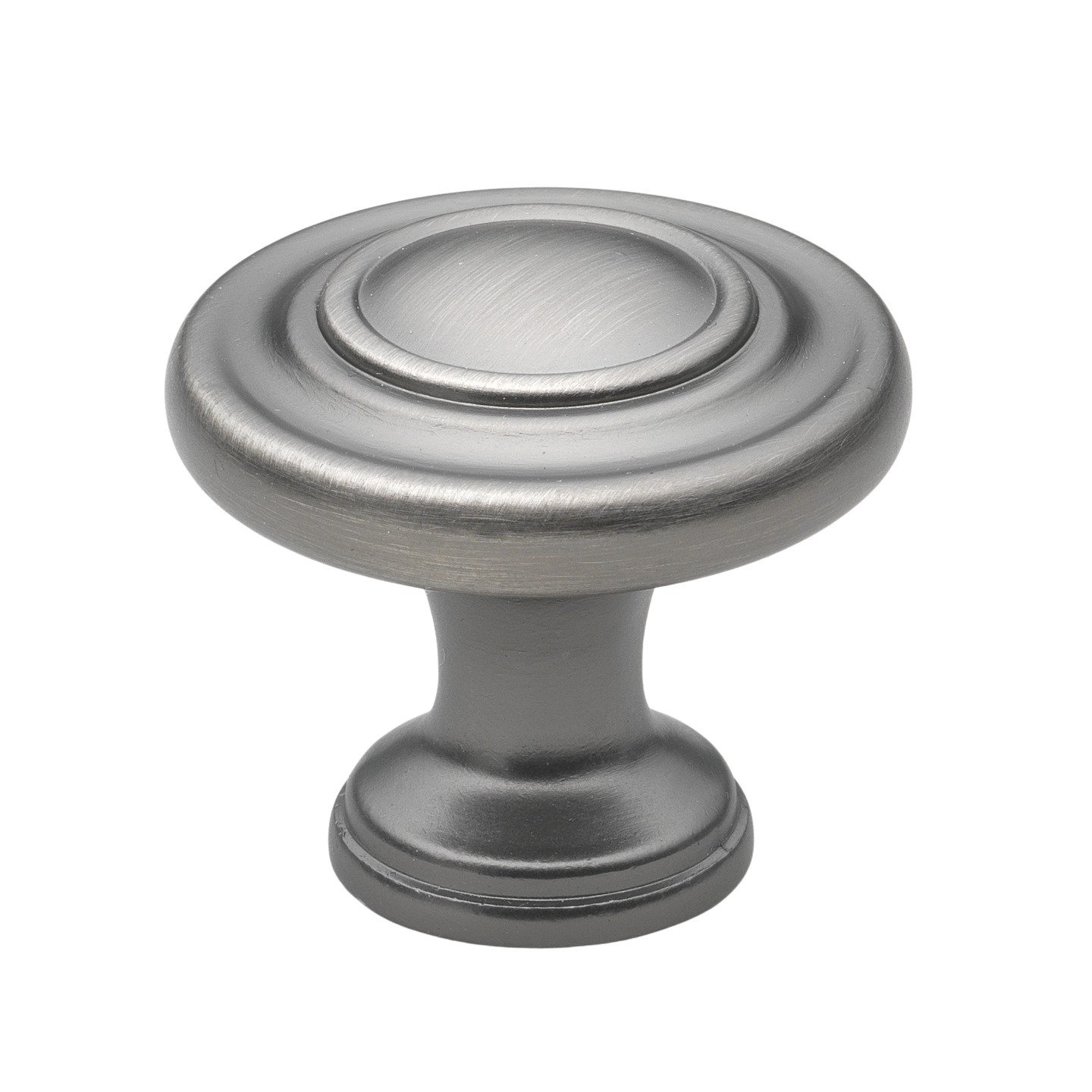 Mushroom Knob Multipack, Satin Pewter