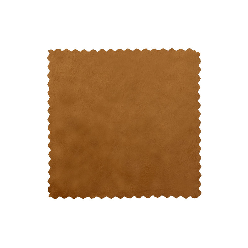 Upholstered Counter Stool with Metal Frame, Cognac