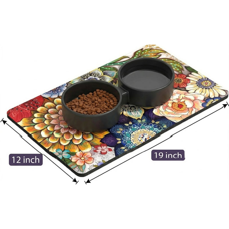 Tapis pour chien avec absorbant Mandala
