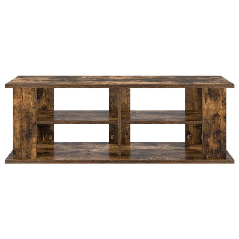 TV Stand for TVs up to 77", Smoked Oak