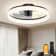 Ceiling Fans With Lights Remote Control, 6 Speeds And Dimmable Modern Smart Ceiling Fan Light