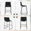 Adarrius Upholstered Counter Stool with Metal Frame-341129994