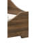 Lit pour animal de compagnie 36 po, brun, coussin confortable, housse amovible, lit d'une capacité maximale de 22 lb avec finition brune, confortable