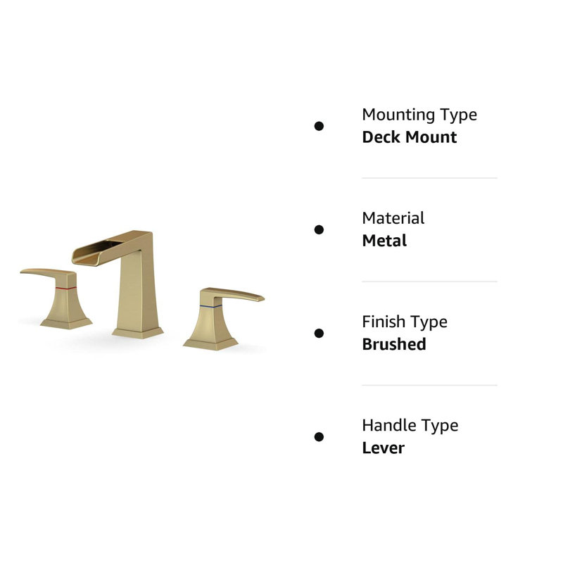 Widespread 2-handle Bathroom Faucet