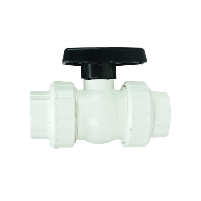Robinet à tournant sphérique femelle de 7 po - blanc et noir Hydrotool
