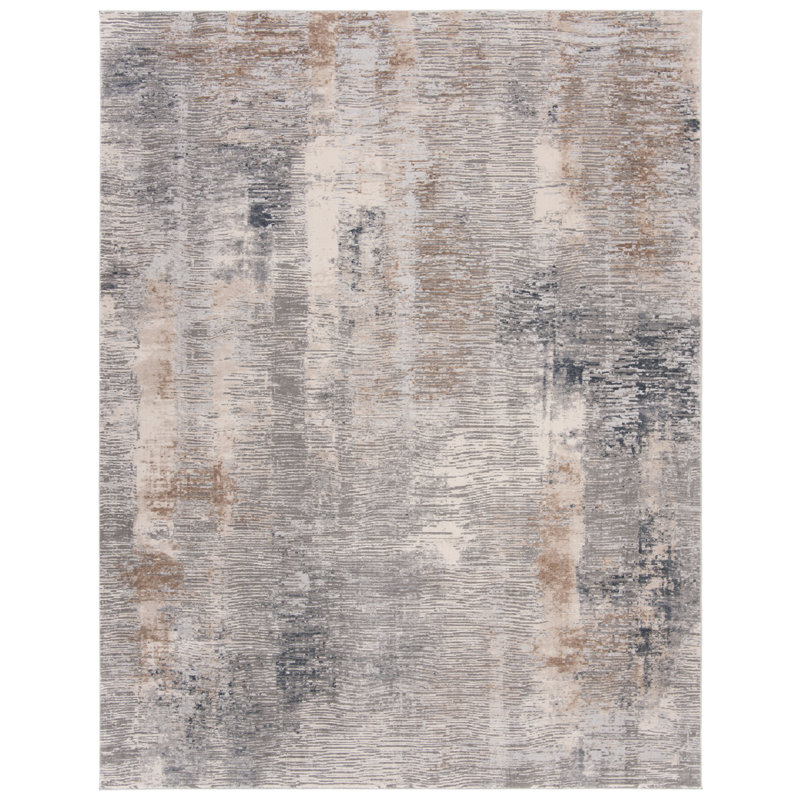 Tapis abstrait Keyra Performance, Rectangle 8 pi x 10 pi