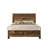 Jedriel Hegewisch Extra Large Storage Bed, Rustic Oak Finish (With Drawers)-47900863