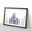 The Taj Mahal in Agra India - Picture Frame Painting Print-56733684-56733683
