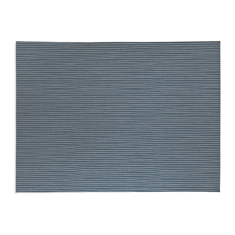 Slat Pink Indoor Doormat, Blue, 60" W x 84" L