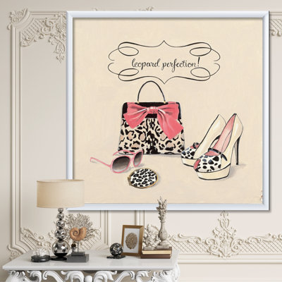 Cadre photo « glam style sacs ii », reproduction sur toile