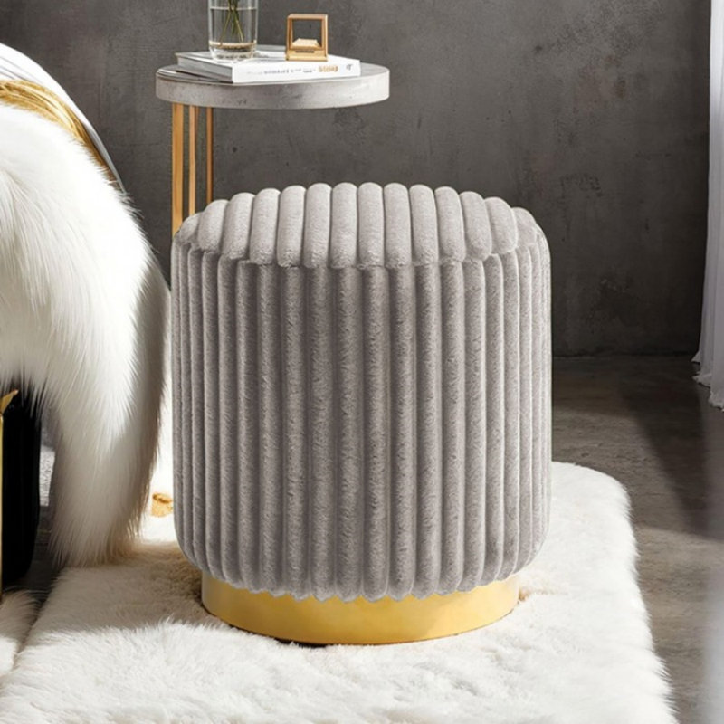 Tabouret Drew, Gris