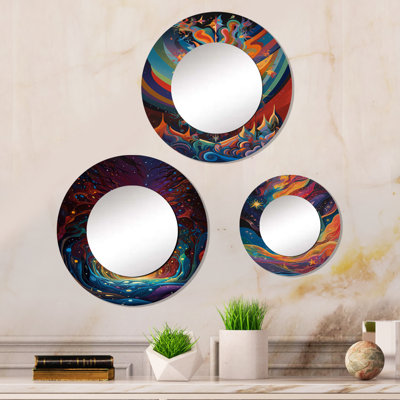 Chiodo Metal Round Mirror