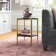 Otto Glass Top End Table