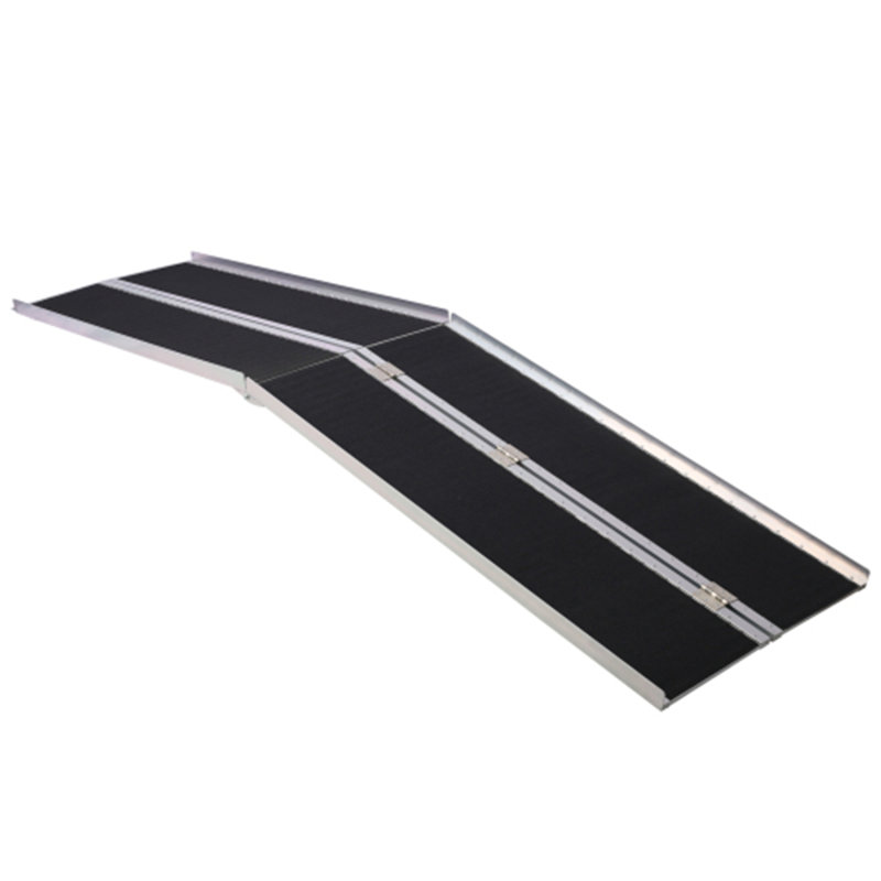 wheel chair ramp 10ft ,aluminium threhold ramp,Portable and Foldable, 600 Pound Capacity, Non-Skid Surface, Two Separate Pieces
