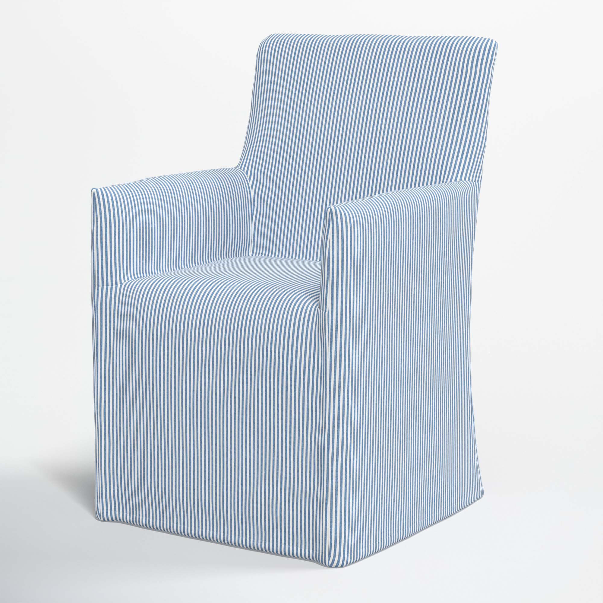 Ivanka Dining Chair, Prep Stripe Blue
